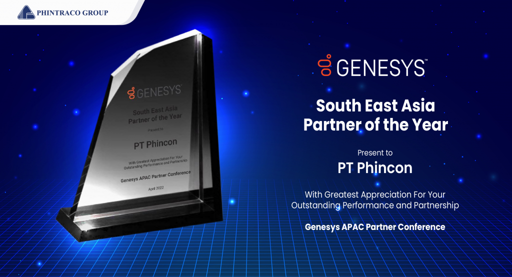 PhinCon Raih Penghargaan dalam Acara Genesys APAC Partner Conference 2022